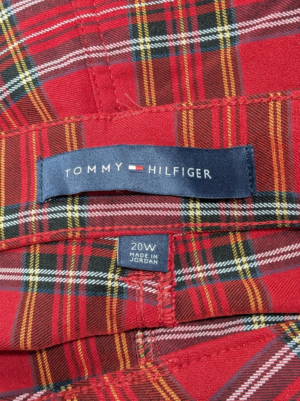 Tommy Hilfiger Tribeca Skinny Patterned Pants - Picture 11 of 15